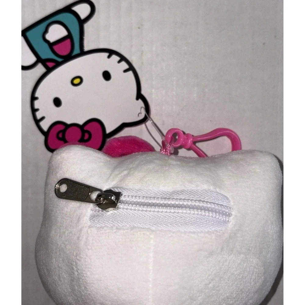 Hello Kitty By Sanrio Hello Kitty Dress Clip-On Plush NWT Car Clip Backpack Pink